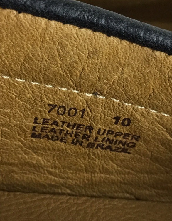 MJNY Marc Joseph Lake Road Loafers Women’s 10 Black Pebbled Leather Shoes Brazil