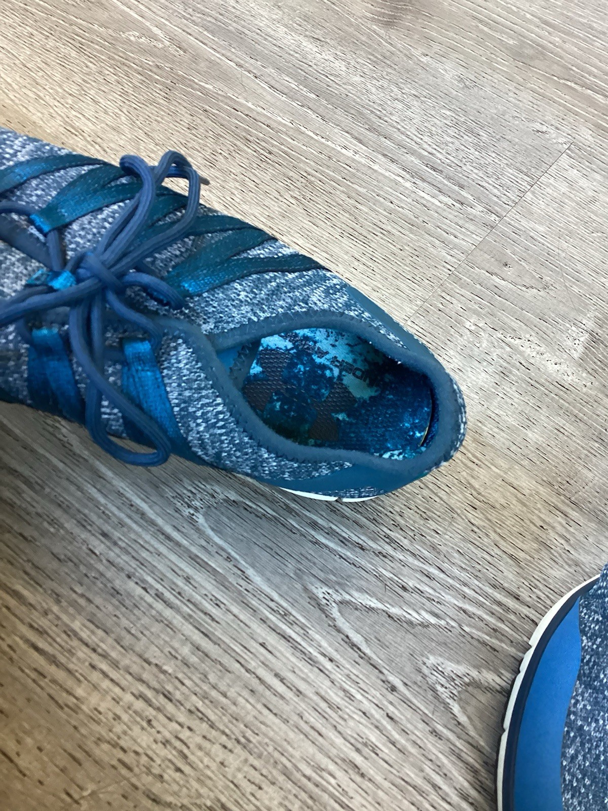 Under Armour W Charged All Around TR N (1296222-918) Womens Size 9 Blue Sneakers