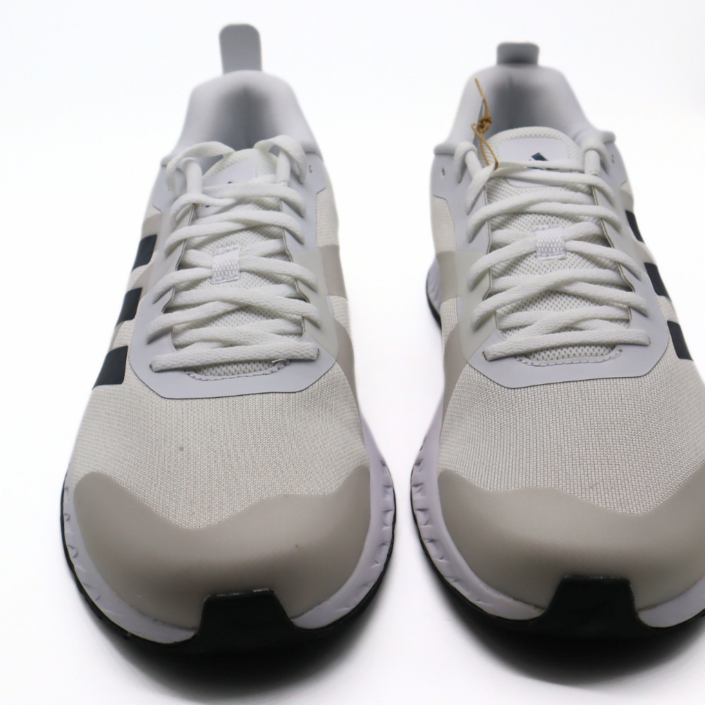 Adidas Unisex-Adult Everyset Training Sneaker White/Black/Gray 12.5M/13.5W – NEW