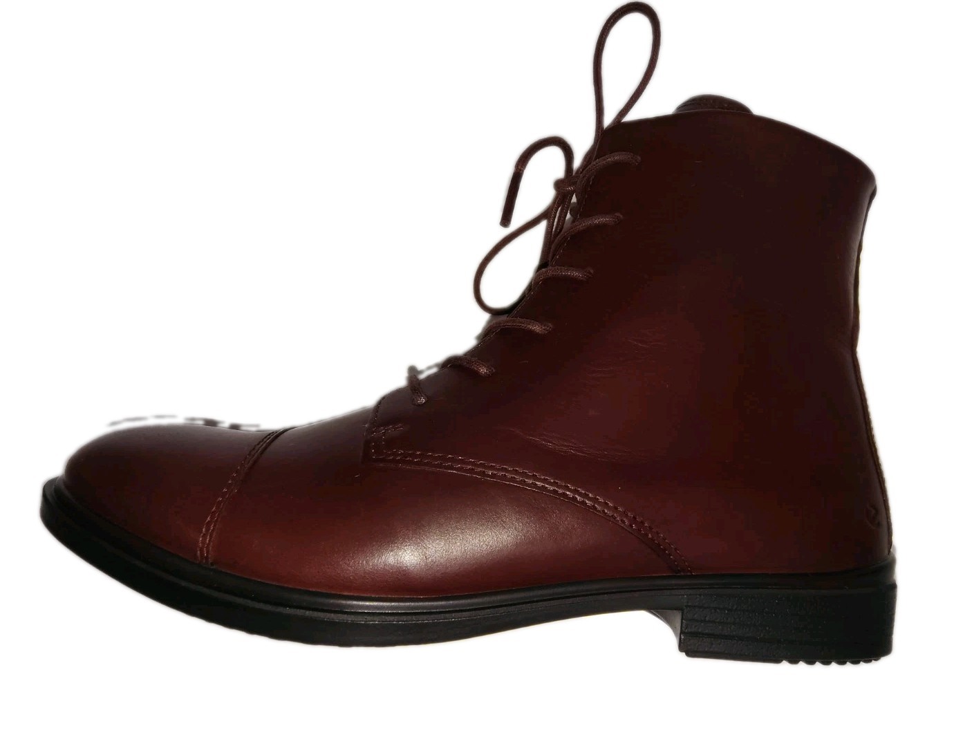 ECCO Touch 15 Lace Up Leather Ankle Booties Oxford Boots US Women 8-8.5 EU39 NEW