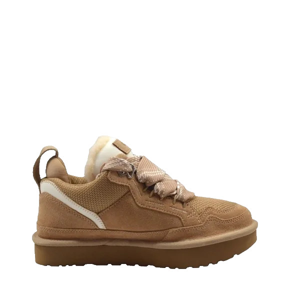 Womens UGG Lowmel Sneaker – Chestnut Suede, Size 9 M US [1144032]