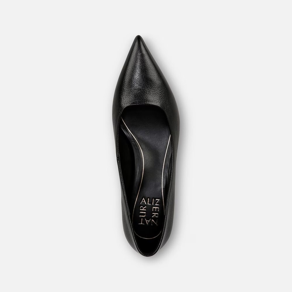 BNIB Naturalizer Womens Natalia Black Kitten Heels Pump Shoes 6 Medium (B,M)