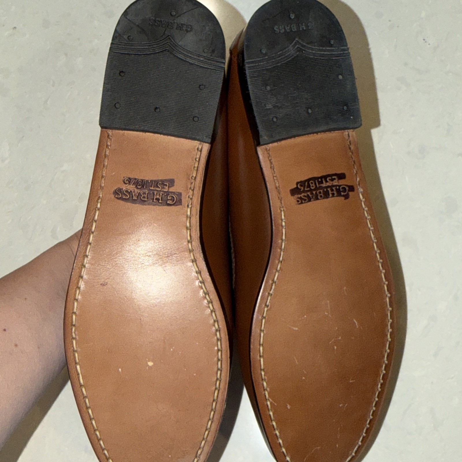 G.H. Bass Weejuns Whitney Penny Loafers Brown Mahogany Size 11M New No Box