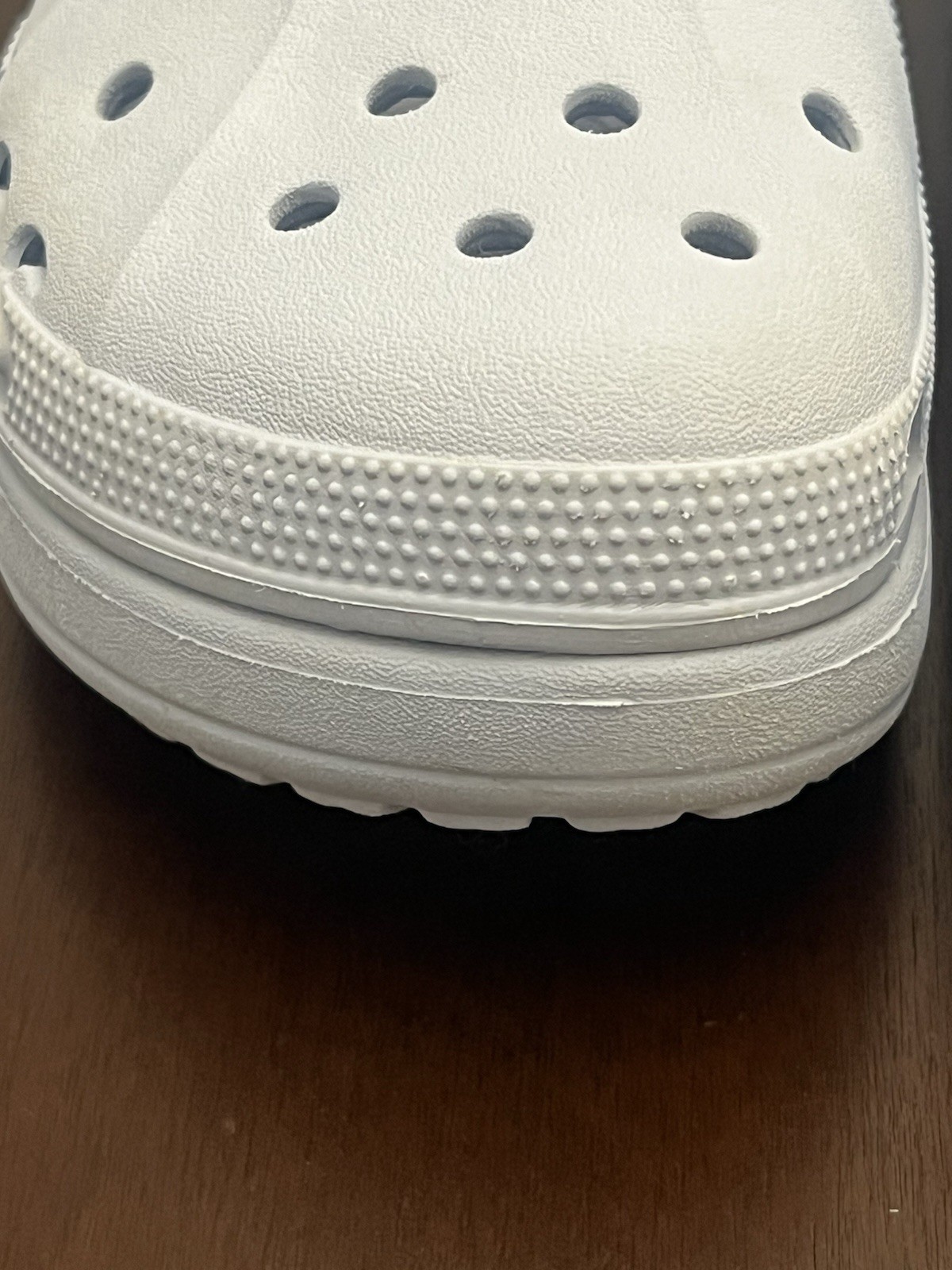 Crocs Baya Platform Clog Women 7 Mineral Blue WORN ONE TIME