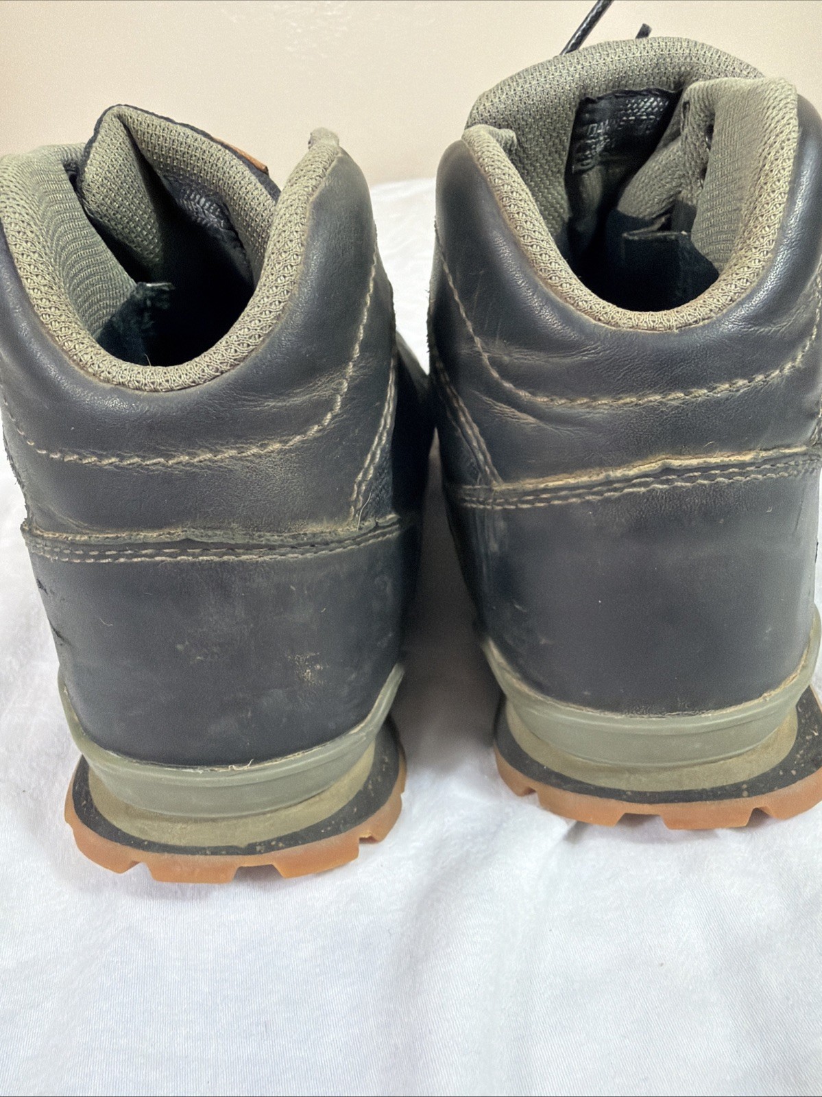 Danner Jag Mid Night Boots Womens 7 Black Leather/Mesh Hiking Trail Waterproof