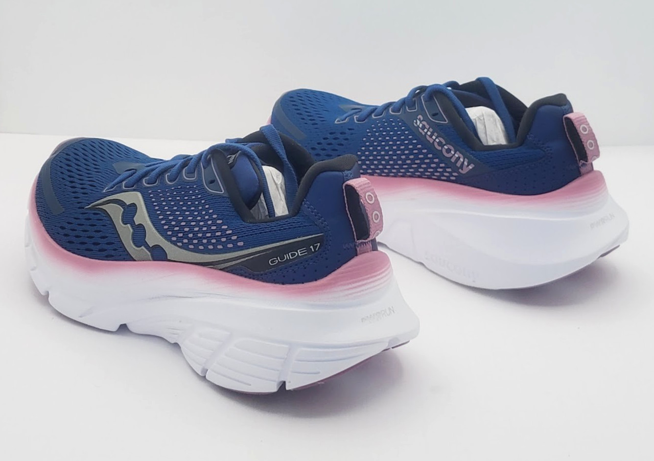 Saucony Womens (Size 7 Medium B/M) Guide 18 Blue Running Shoes EXCELLENT