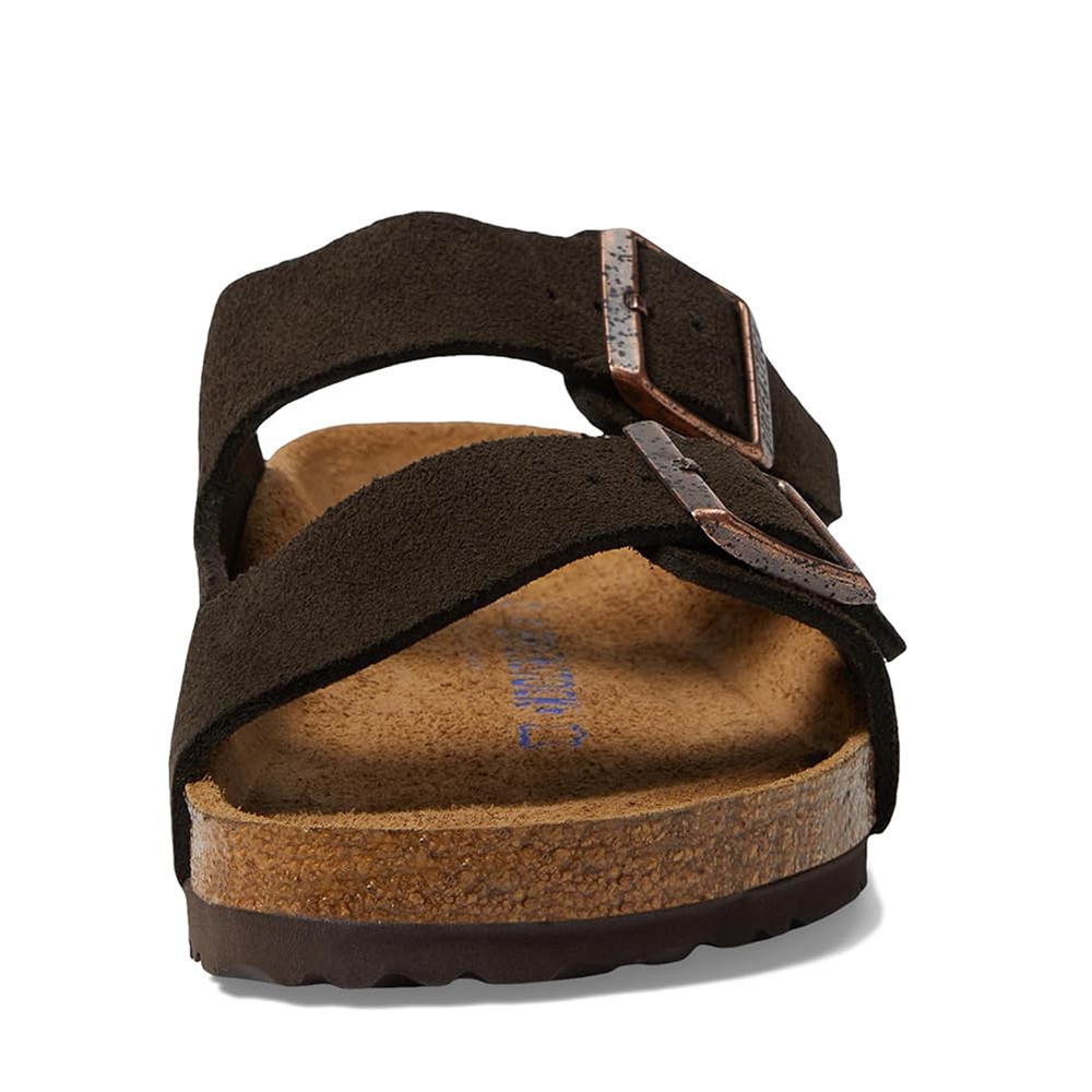 Birkenstock Arizona Mocha Classic Suede Soft Footbed Sandals Women’s Shoes