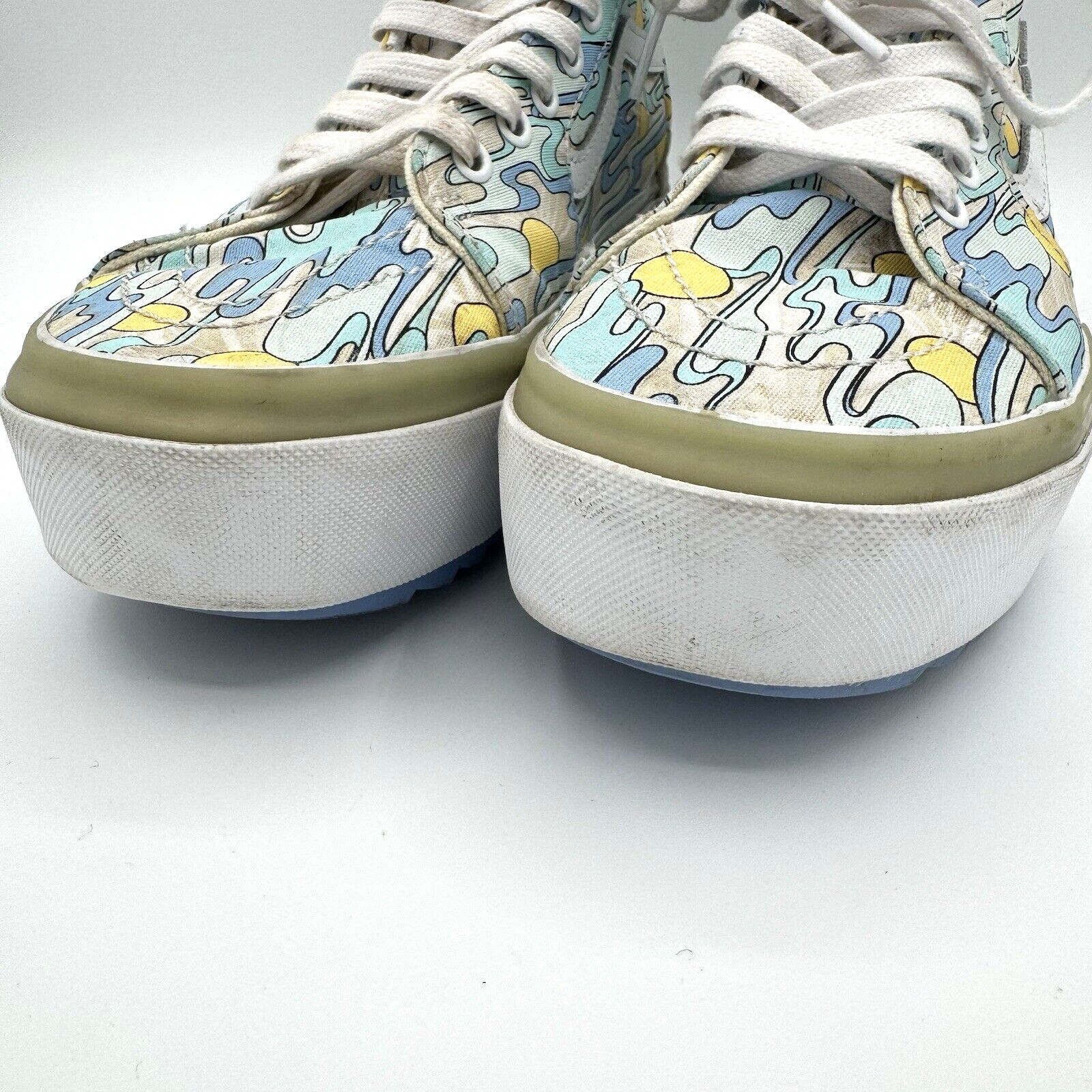Vans Sk8-Hi Platform UV Ink Sunwaves Canvas Sneaker Size 7 Men’s/Women’s 8 1/2