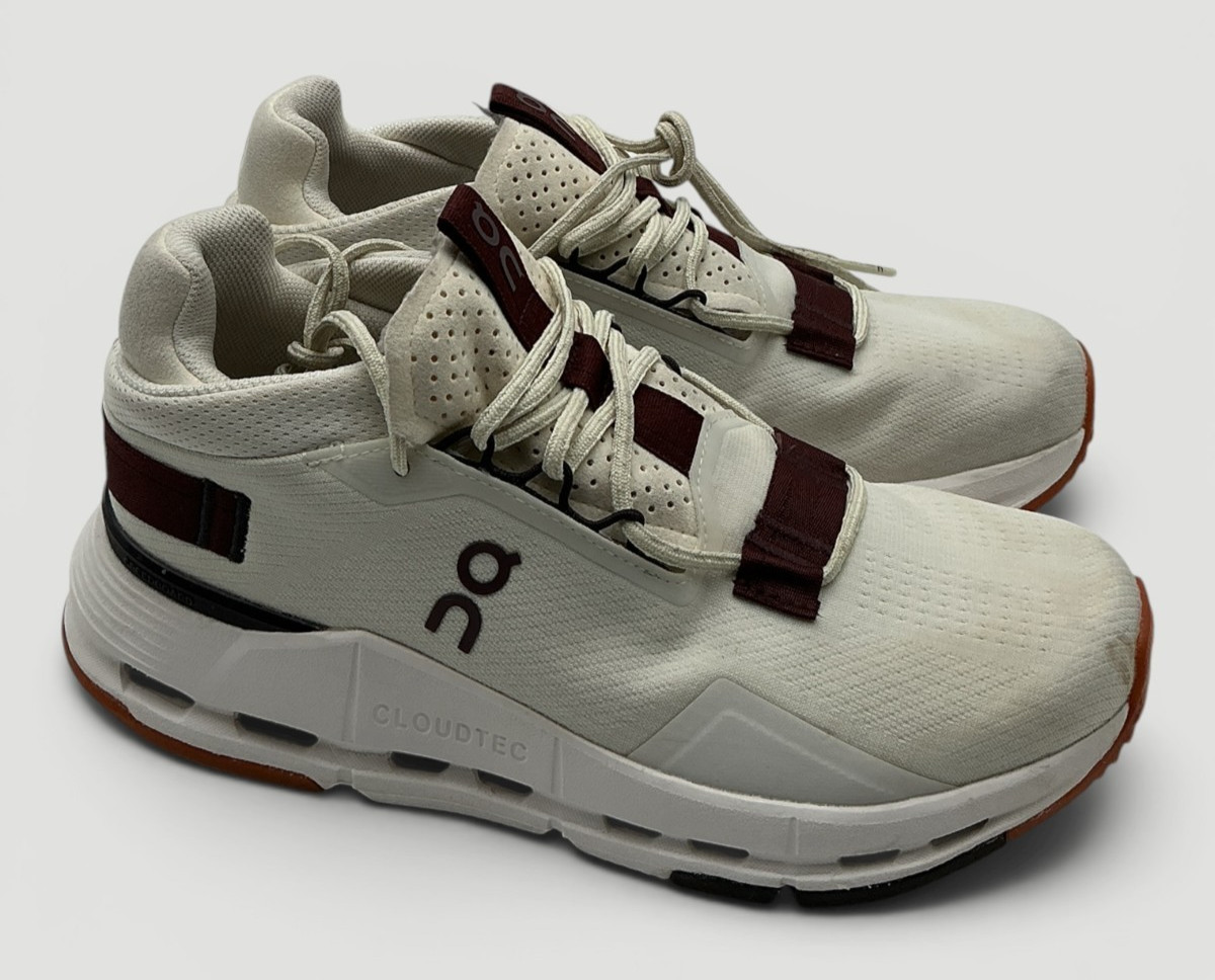 On Cloudnova 2 Women’s Size 6 Ice/Mulberry Running Shoes