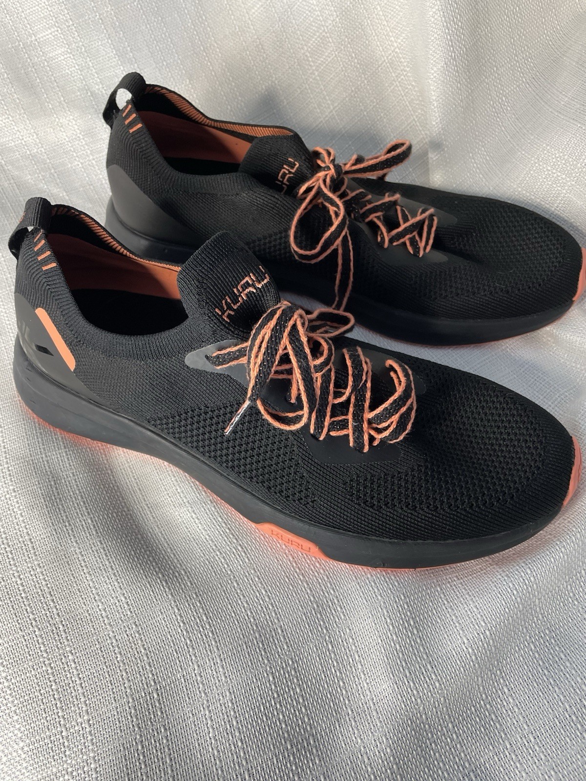 KURU FLUX Black-SoftCoral NOVAKnit EVA Foam Running Shoes Women’s Size 11