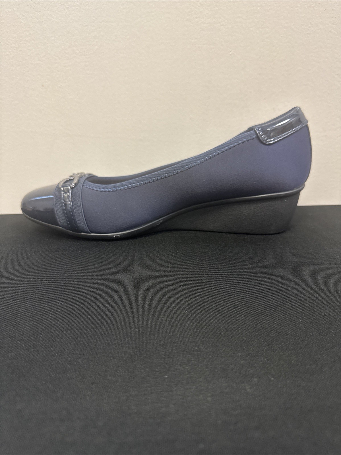 Lauren Blakwell Womens Wedge Shoes Size 9 M Blue