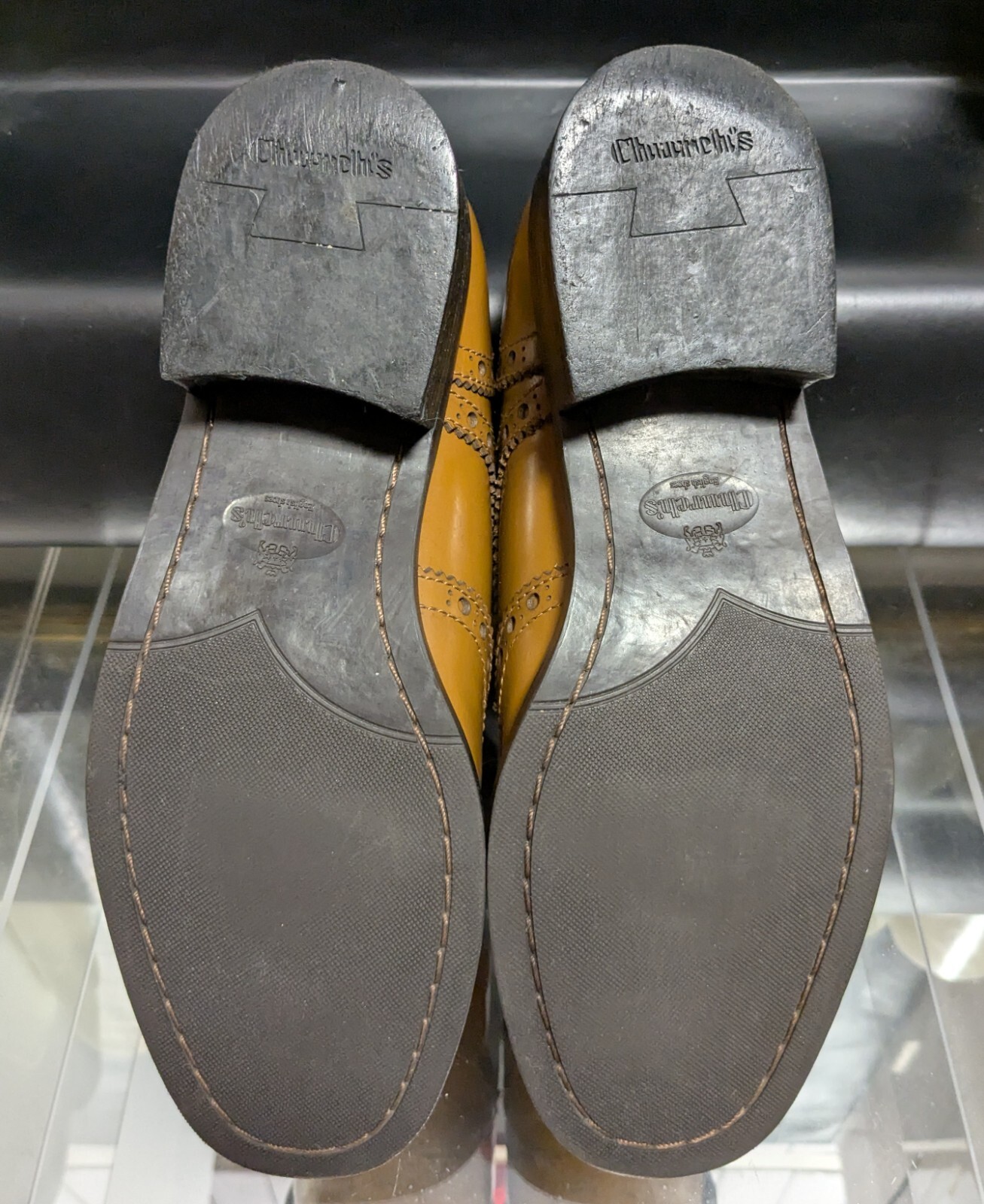 Church’s Lana Double Monk Brogue Cognac Leather Women’s Size 230mm / US 6
