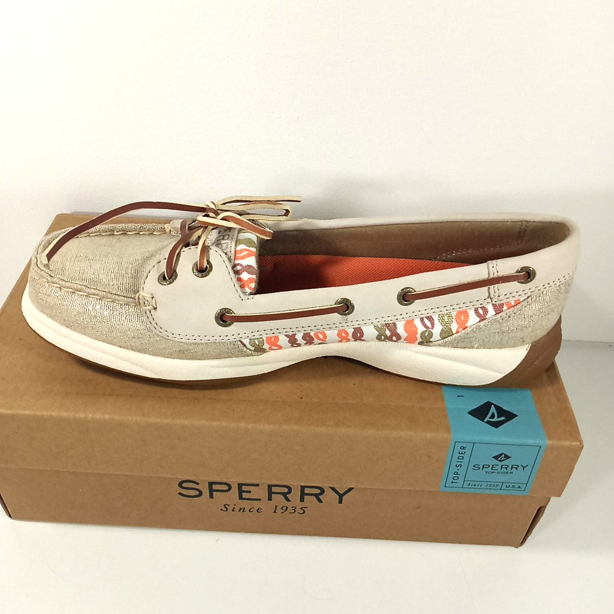 NOS Sperry Women’s Laguna Oat / Corral US 8 MM