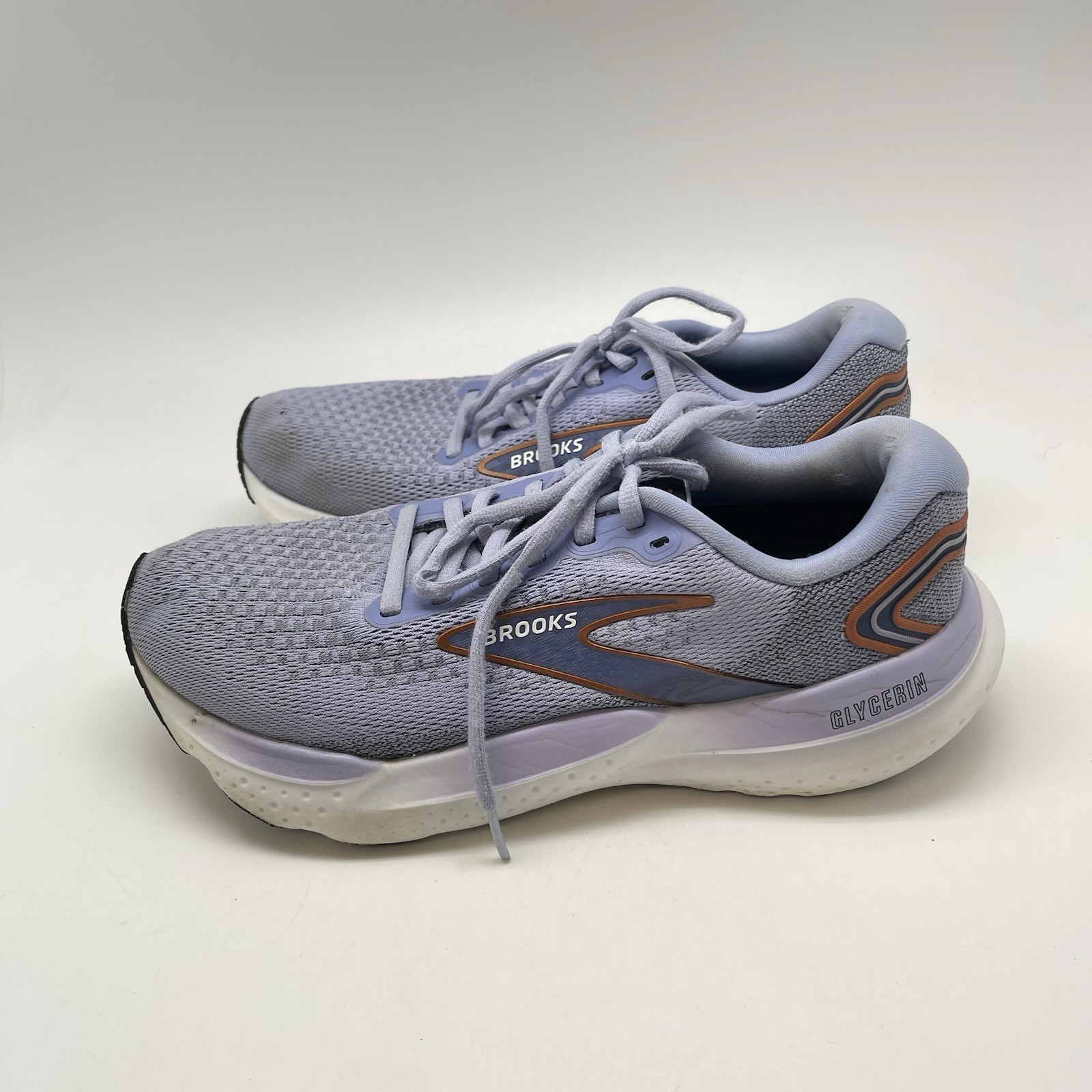 Brooks Sneakers Womens 8.5 B Glycerin 21 1204081B544 Purple Running Gym Shoes