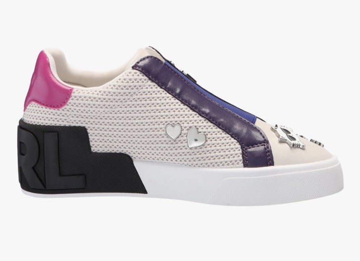 Women’s KARL LAGERFELD PARIS Cate Pins sneakers Navy SZ 6