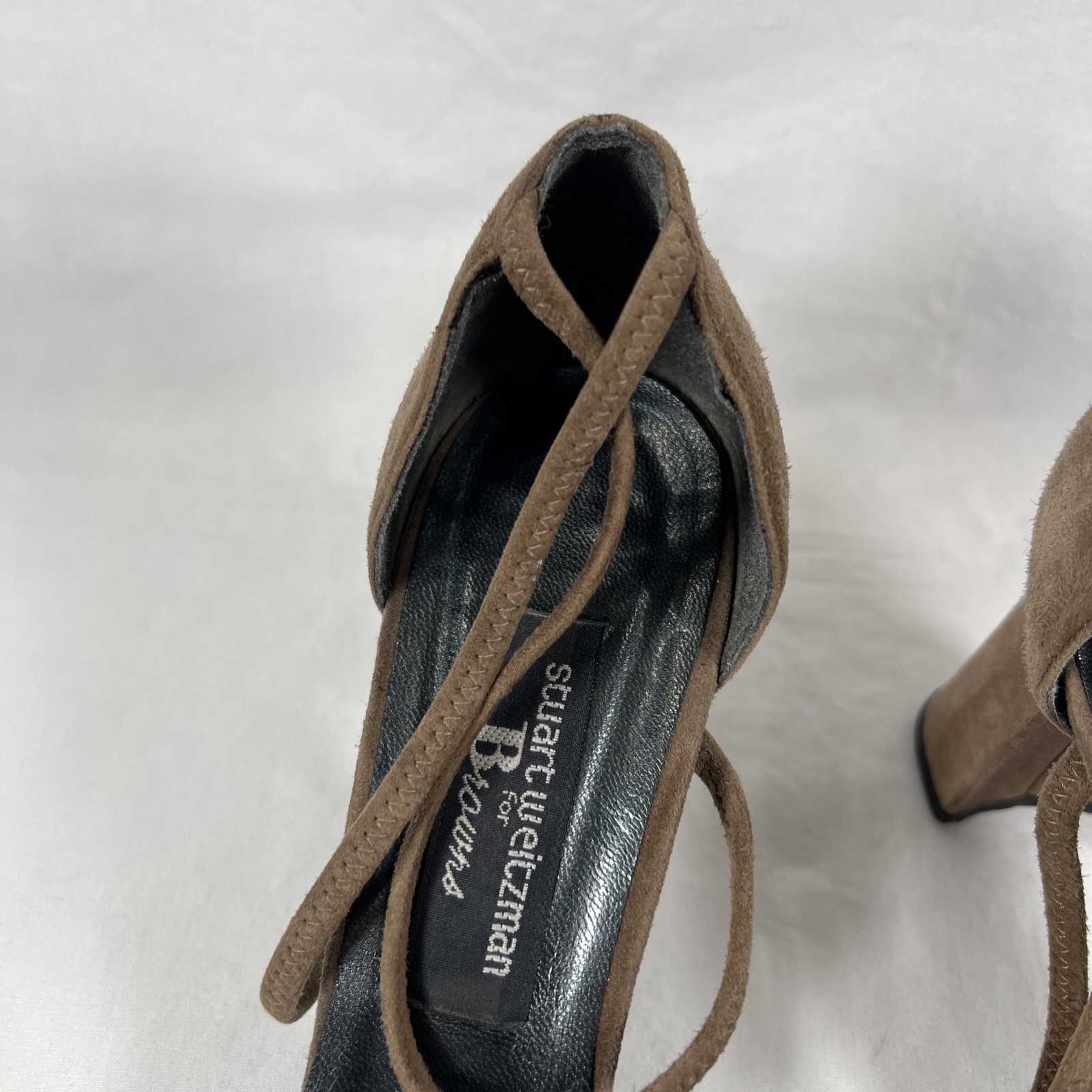 Stuart Weitzman for Brown’s Vintage Pumps Suede Classic Designer Heels Sz.9B