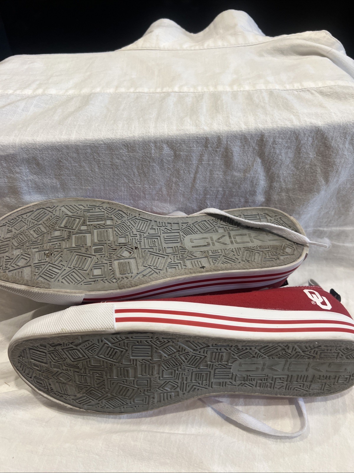 Skicks OU Oklahoma Sooners College Sneakers Shoes Women’s Size 8M Football Fan