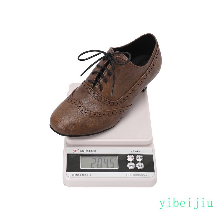 Spring Women’s Low Kitten Heel Wing Tip Lace Up Brogue Shoes Vintage Plus Size
