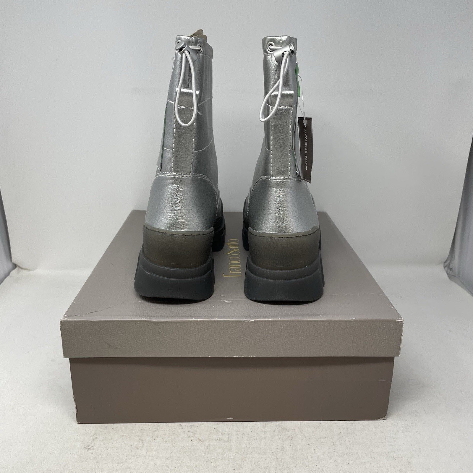 Franco Sarto Galaxy Winter Snow Boot Silver Water Resistant Women’s Size 9M