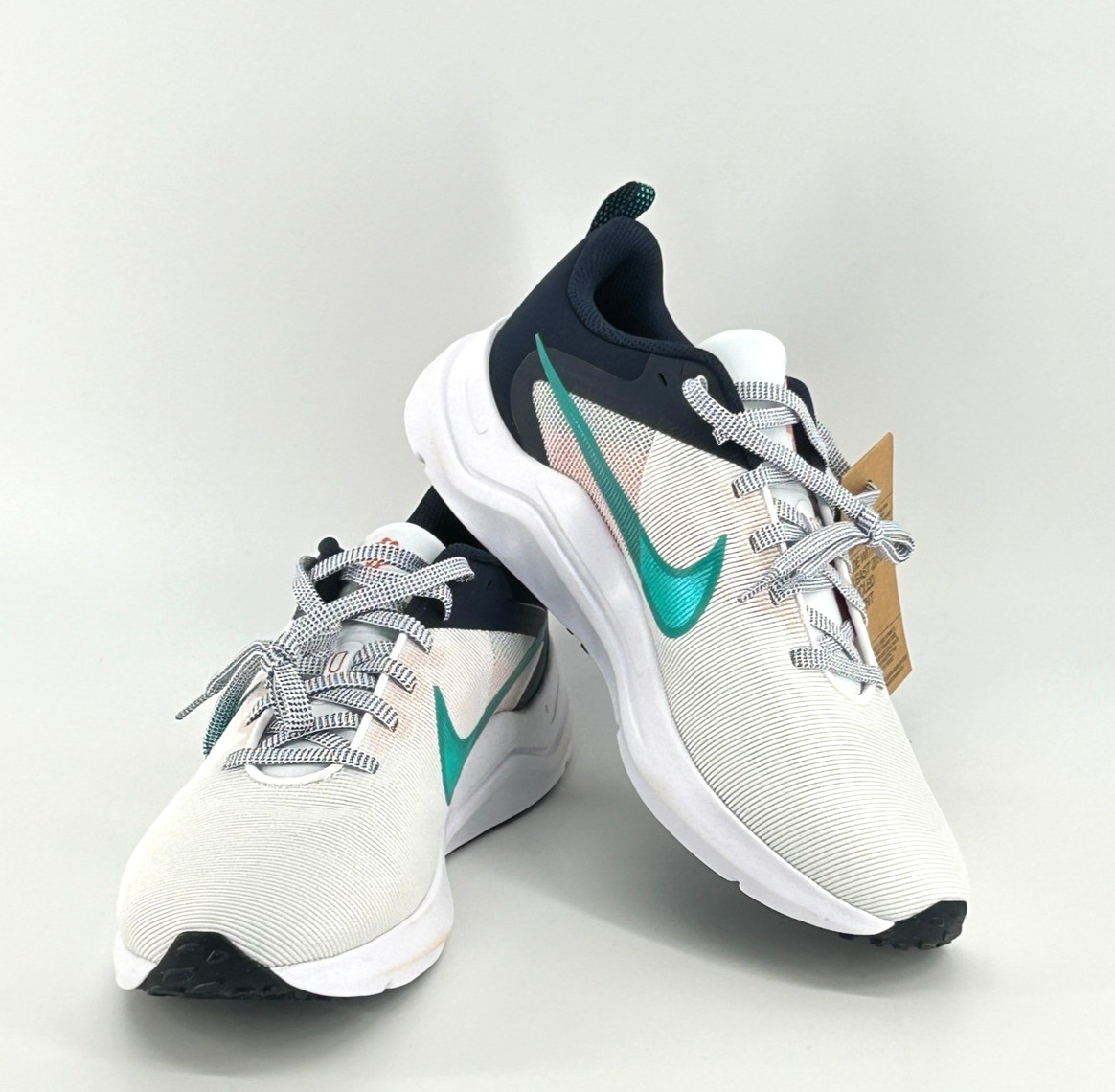 Nike Downshifter 12 Women’s Running Shoes White Jade Obsidian DD9294 103 Size 11