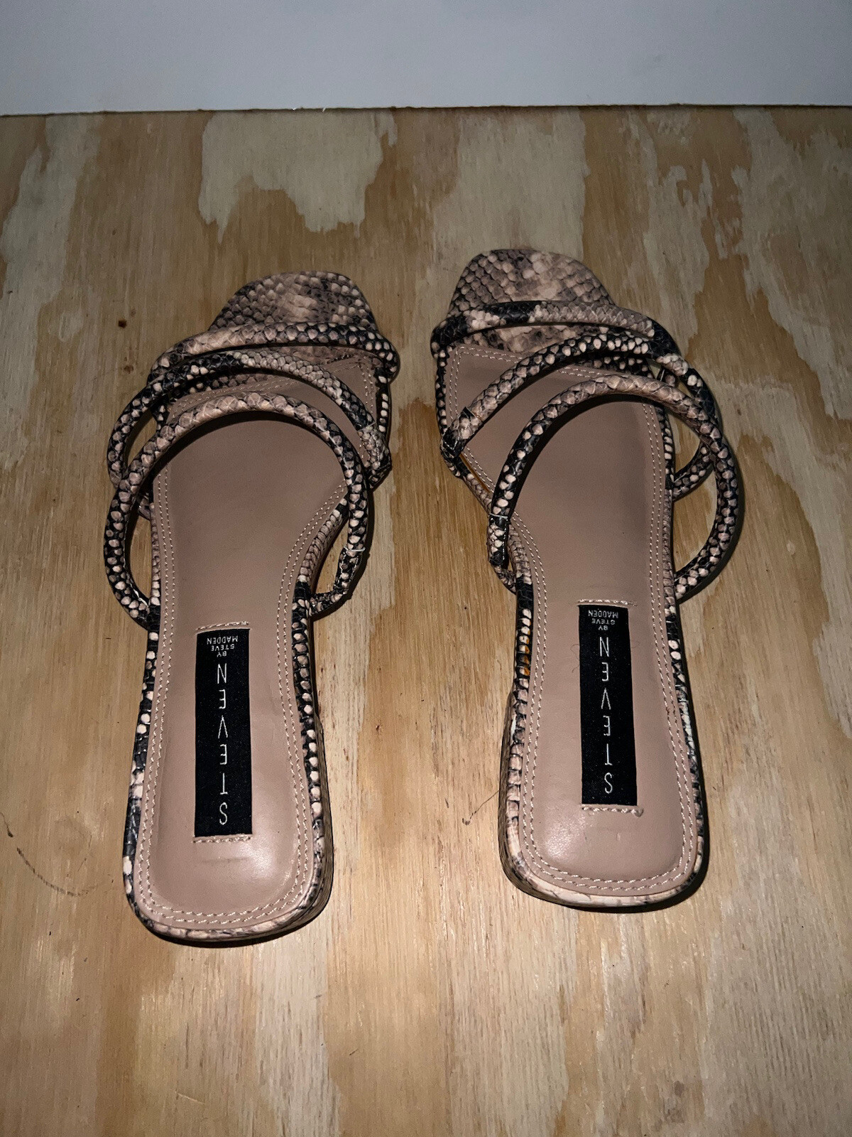 Steven By Steve Madden Womens HADES Slip On Flat Slide Sandals 8.5