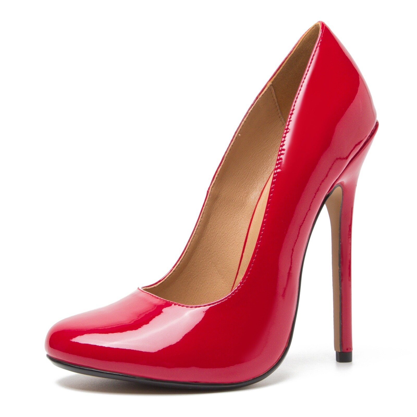 Men’s Ultra High Pumps Patent leather Drag Queen Stiletto Costume Women Shoes 48