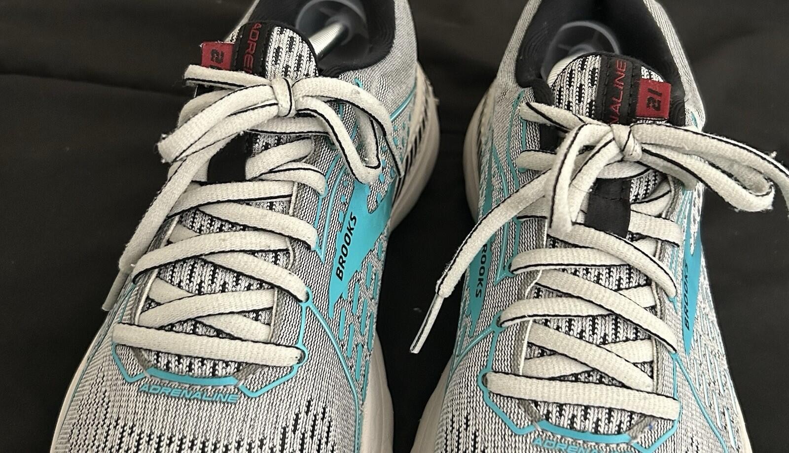Brooks Adrenaline GTS 21 Women’s Running Shoes – Gray/Teal – Size 8.5