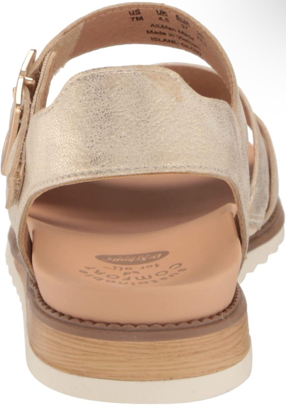 Dr. Scholl’s Island Glow Sandals (Women’s 6.5) Strappy Flat Buckle Comfort Shoes