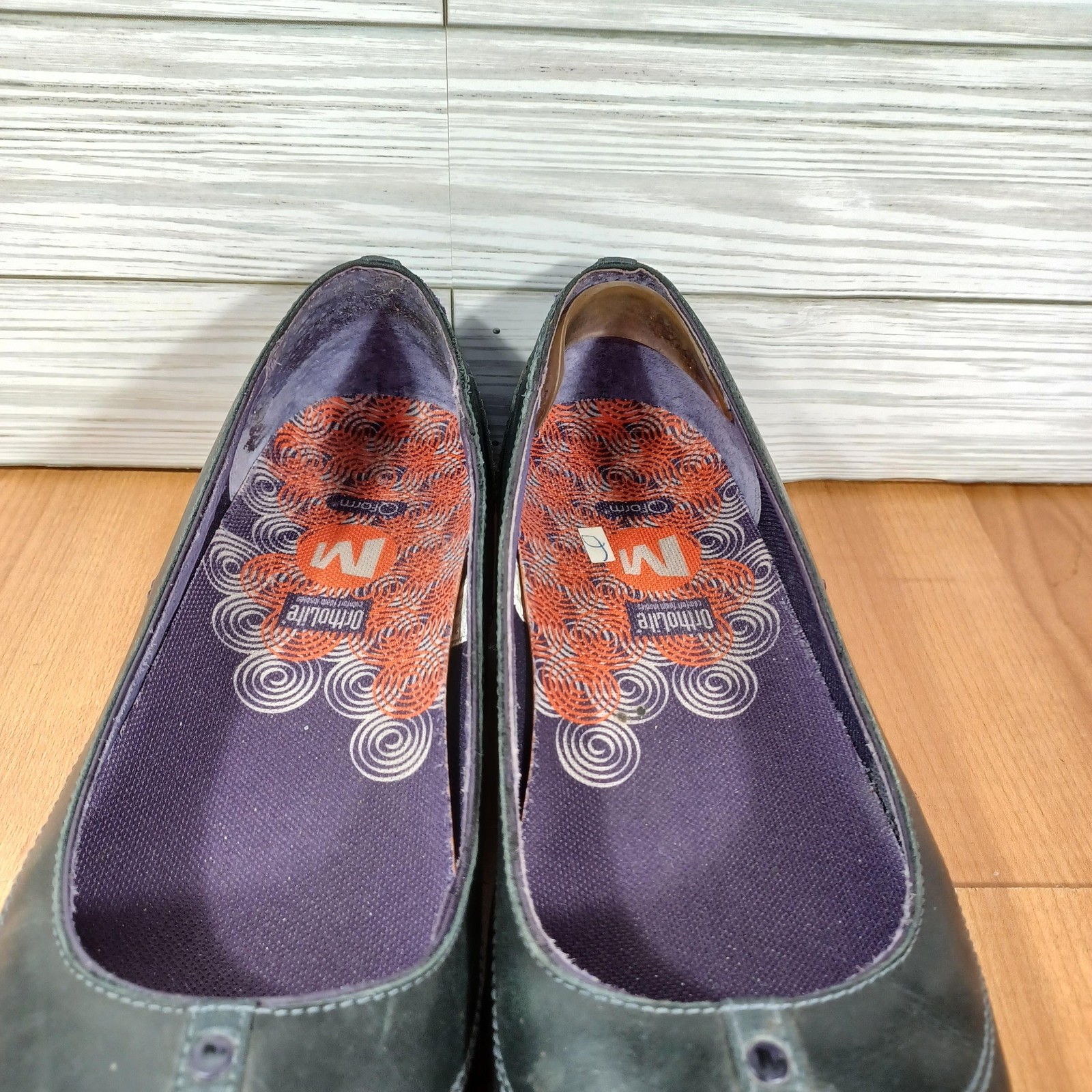 Merrell Charm Ballet Flats Womens 9 Black Leather Cushioned Lined Casual Walking