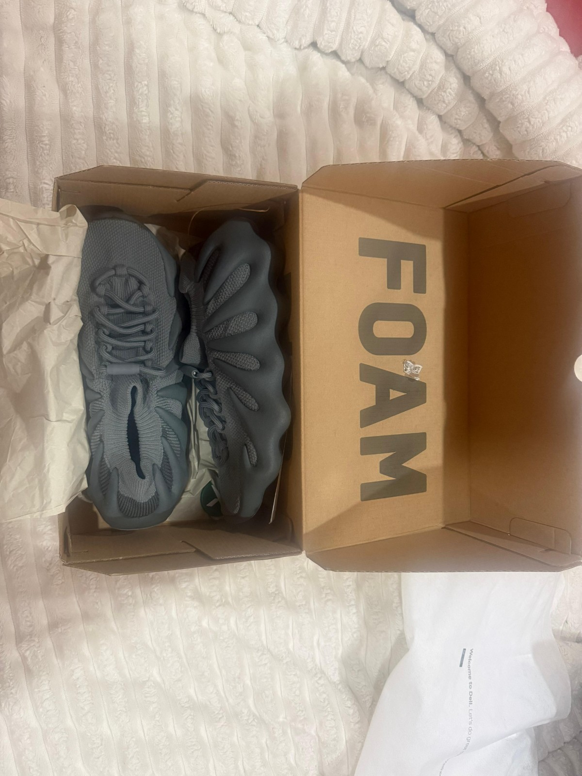 Knit sock trainer shoes with sculpted rubber sole in Stone Marine Colour