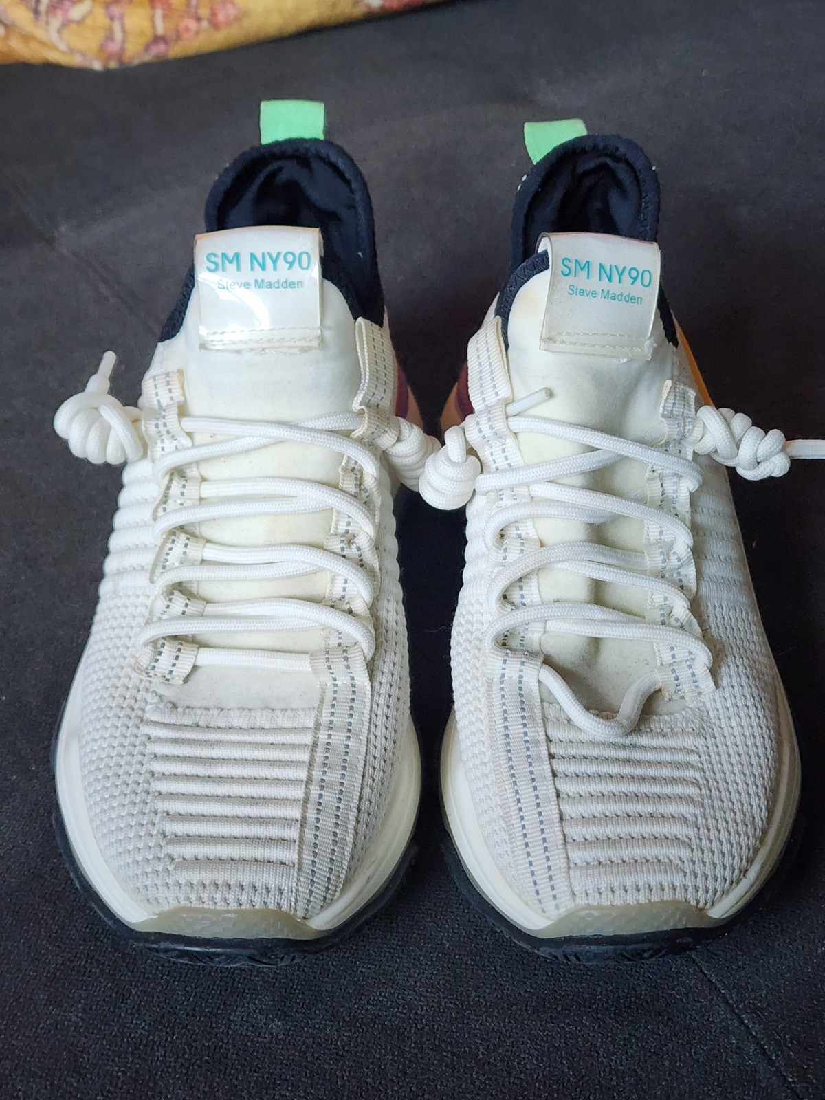 Steve Madden SM NY90 Women’s 8M Sneakers White Colorful