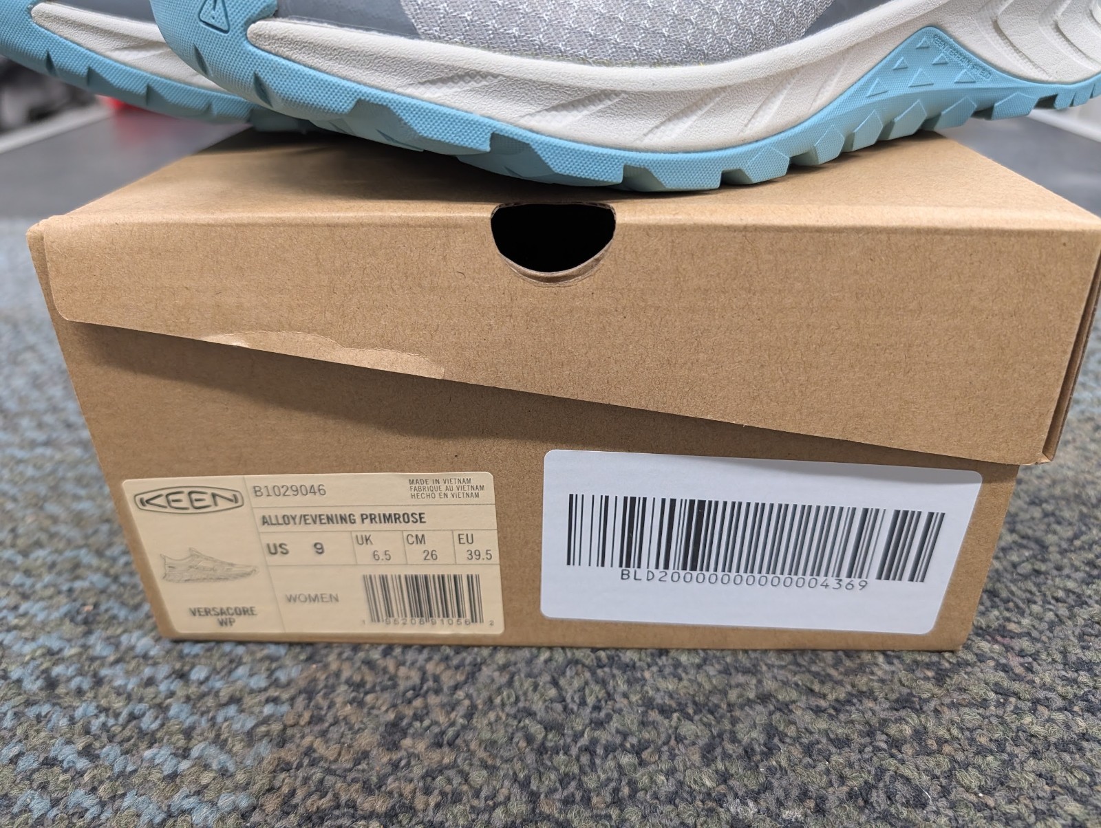 Keen Women’s Versacore Waterproof Outdoor Shoes SZ 9 Alloy/Primrose Factory 2nd