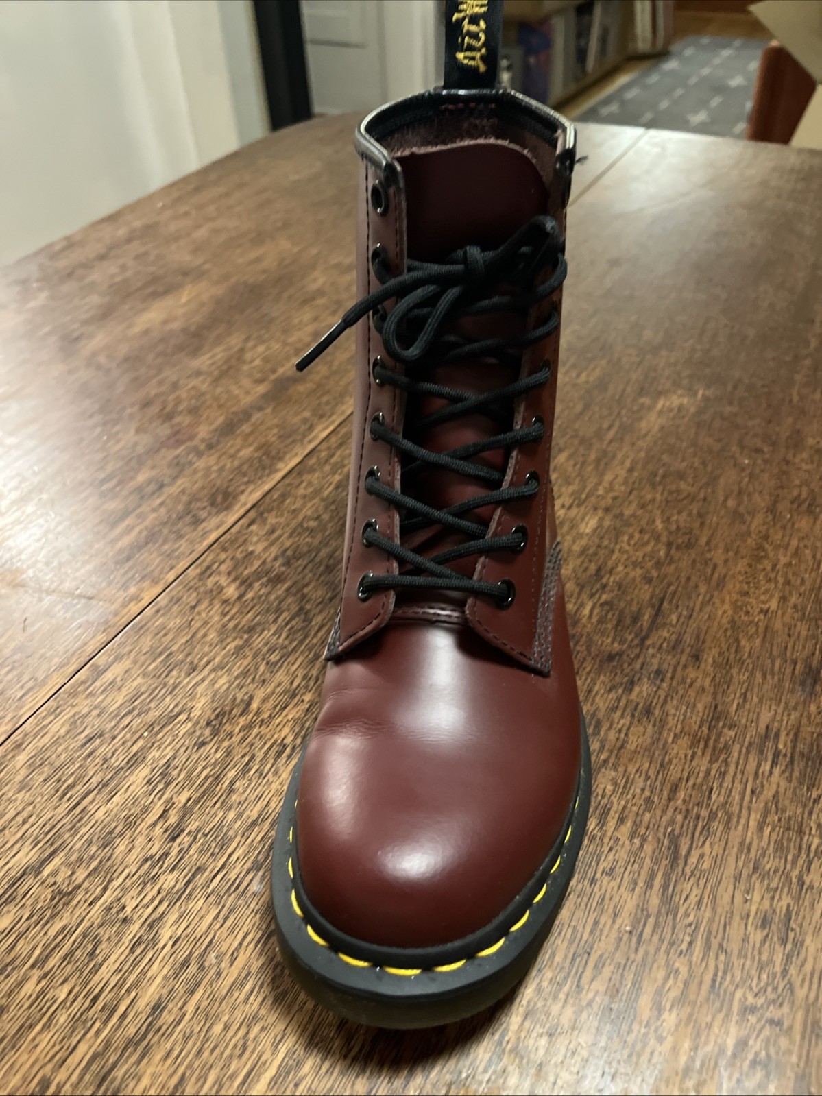Amputee Size 7 Left Dr Martens Cherry Red 1460 Smooth Leather Boots