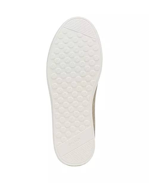 Dr Scholl’s Light Gold Faux Leather Slip On Sneakers 6M New Stylish Comfort