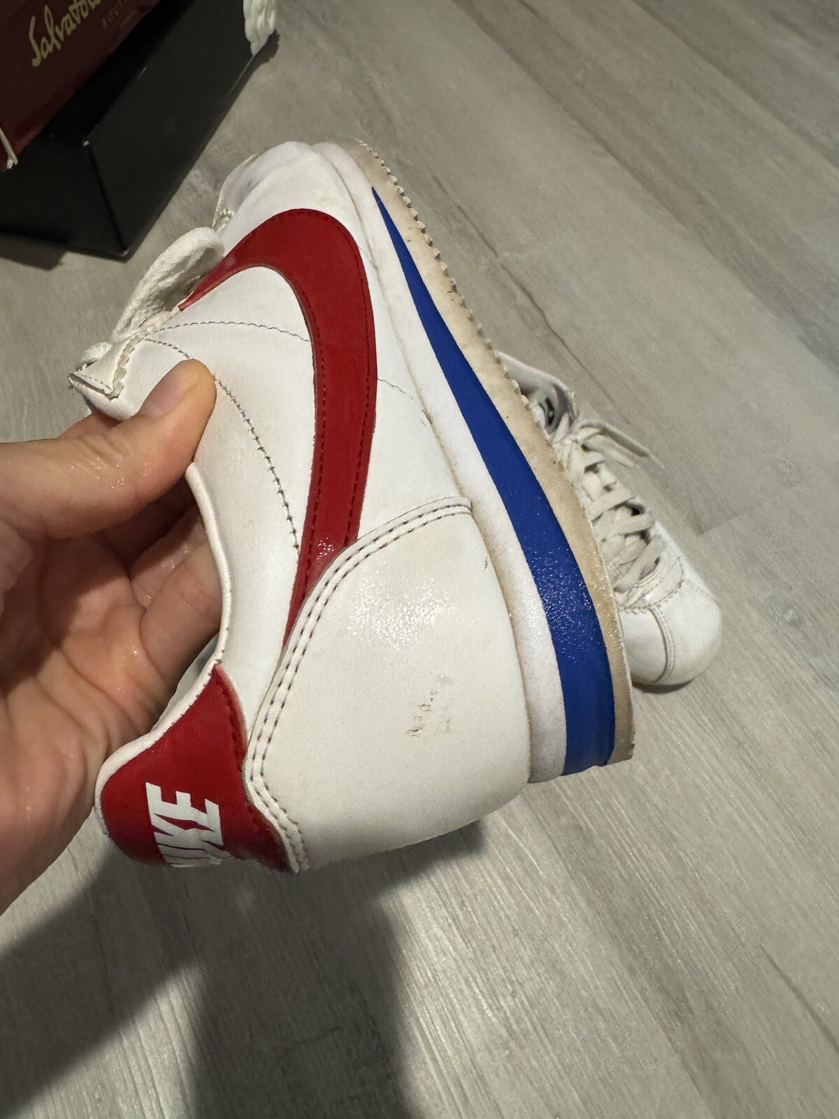 Size 7 – Nike Classic Cortez Leather White Red W