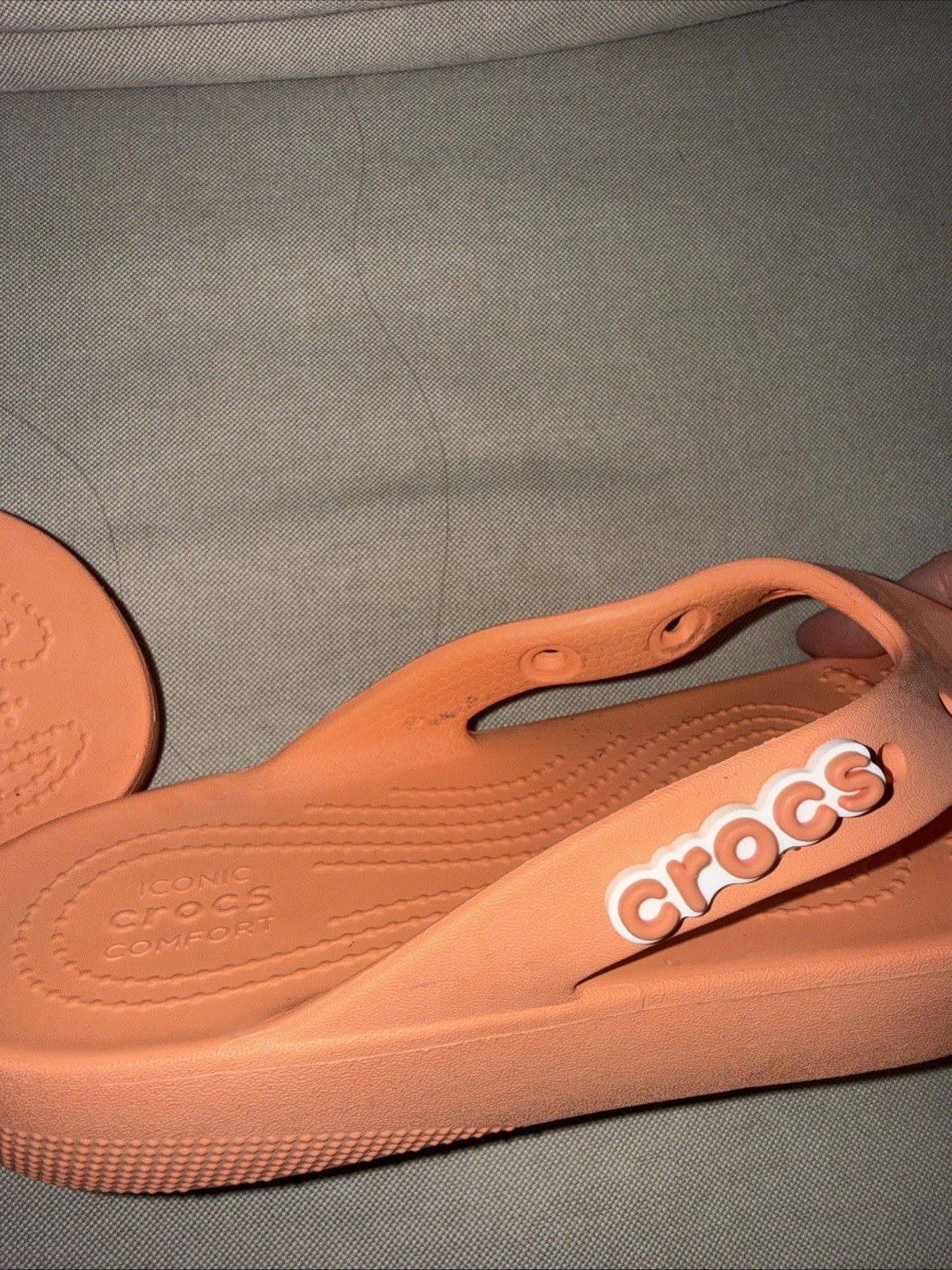 Crocs Women’s Classic Platform Flip Papaya Women’s Size 8