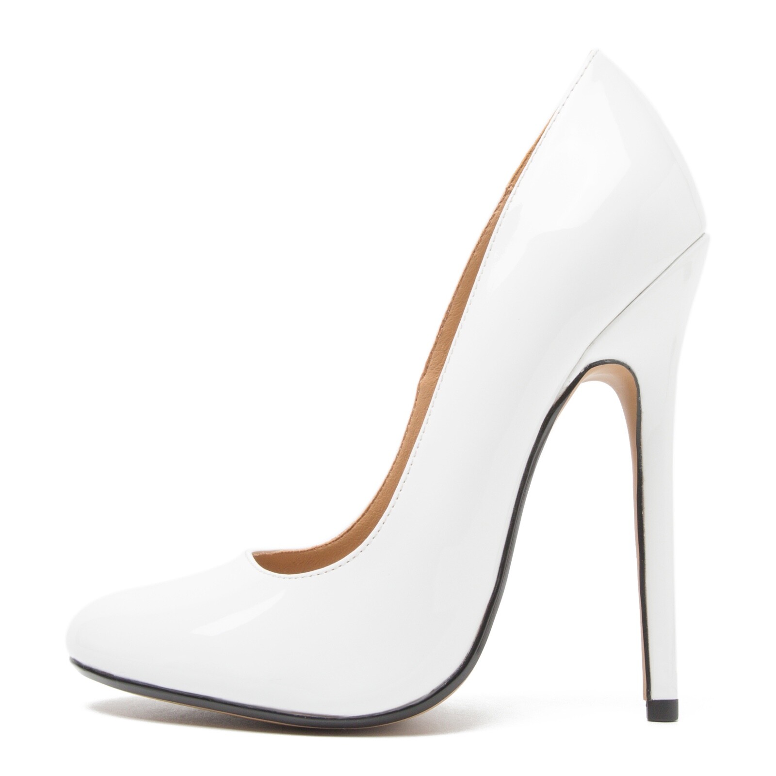 Men’s Ultra High Pumps Patent leather Drag Queen Stiletto Costume Women Shoes 48