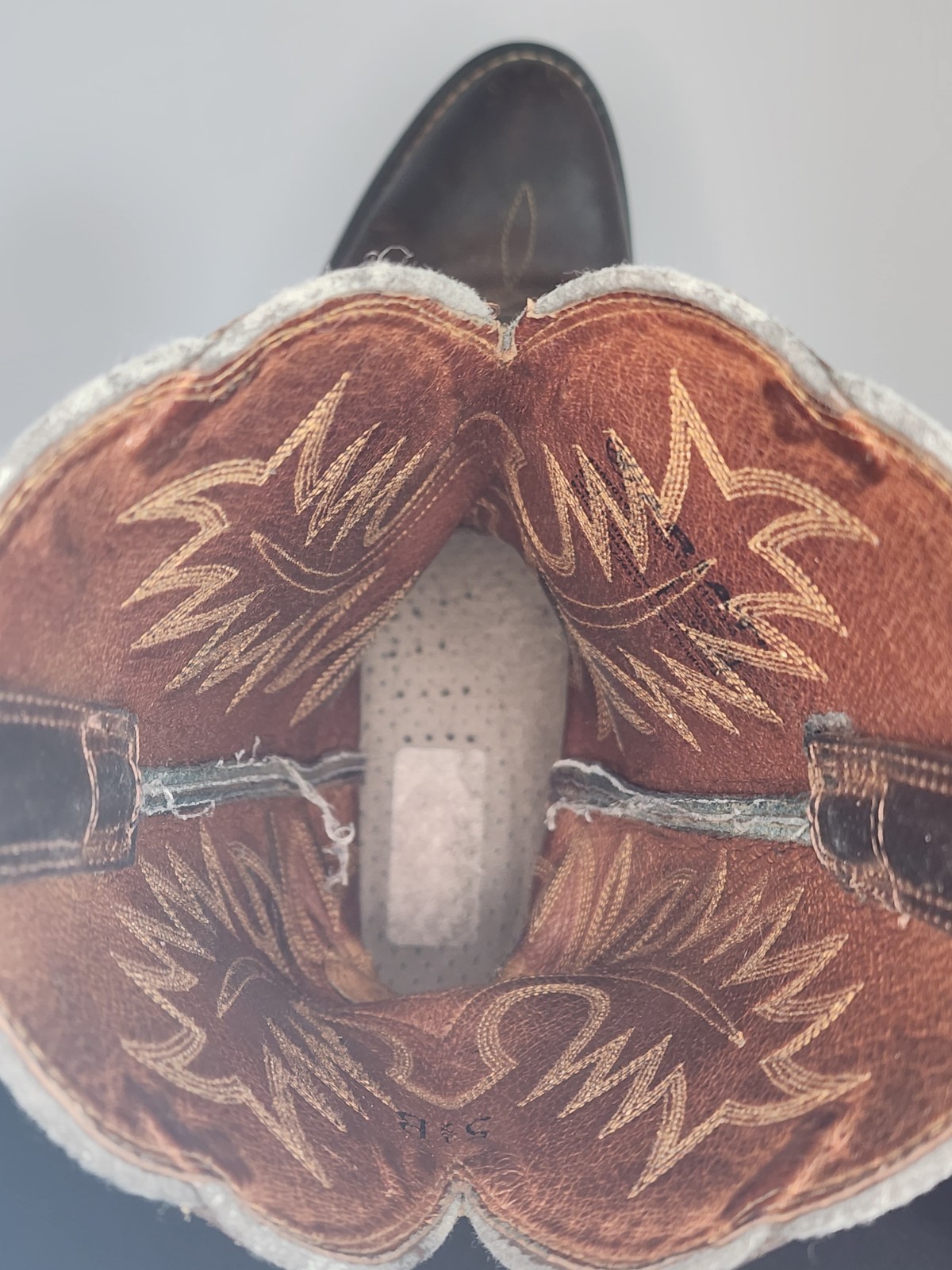 Ariat Women’s 5.5 Cowboy Western Boots Brown Leather