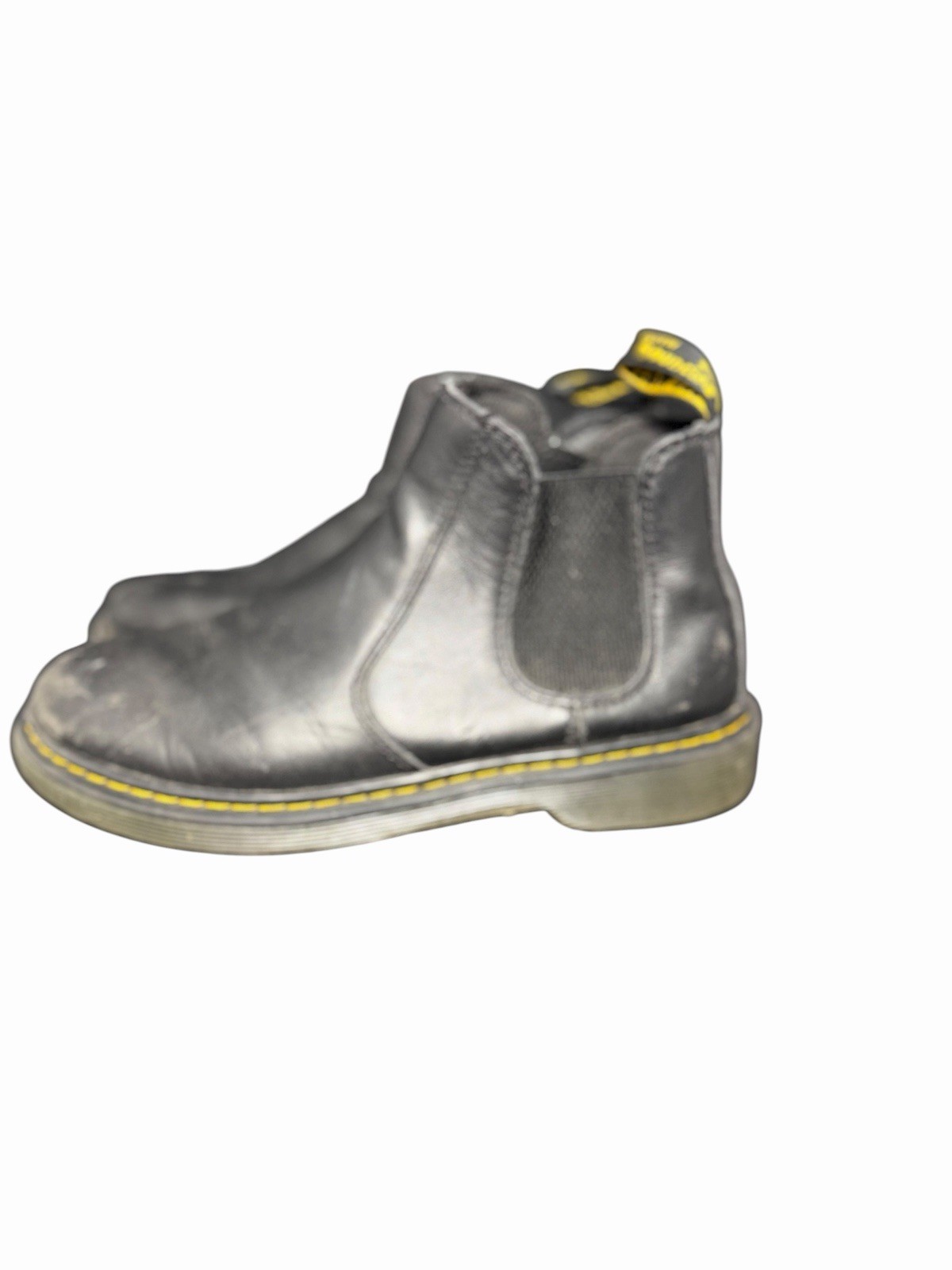 Dr. Martens 2976 Chelsea Boots Black Leather Women’s US 5 EU 36 Side Zip