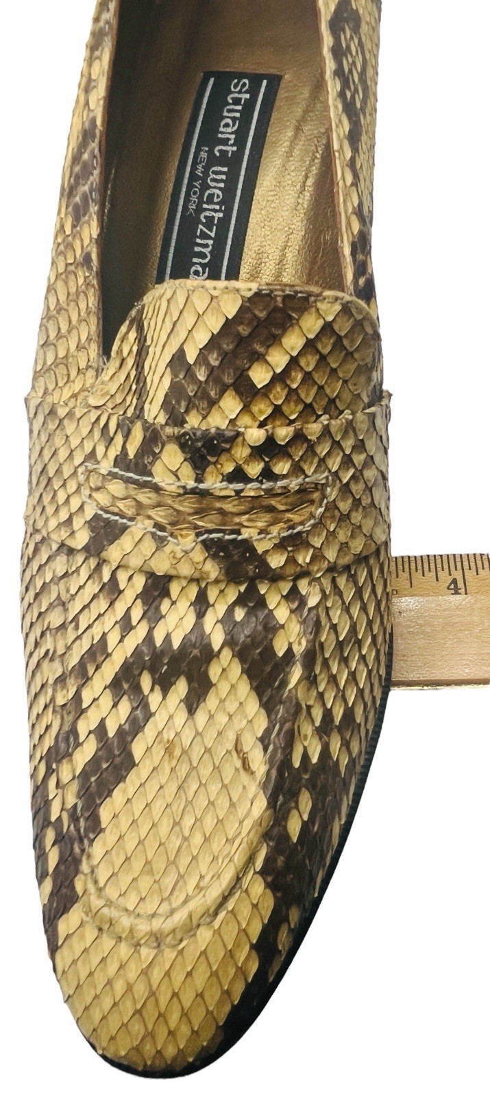 Vintage Stuart Weitzman Women’s Snakeskin Pumps Heels Shoes Size 9.5B