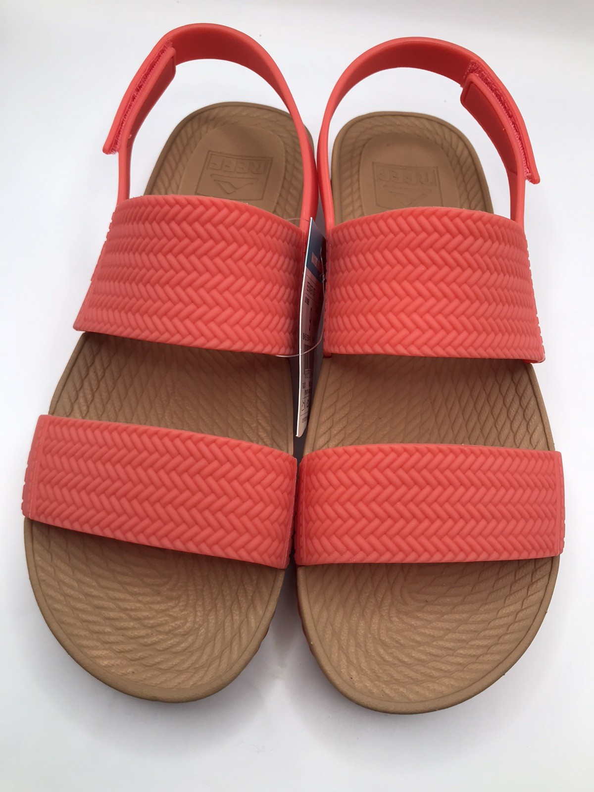 WOMEN’S REEF SUNSET CORAL WATER VISTA STRAPPY BEACH/POOL SUMMER SANDAL SIZ 9 NWT