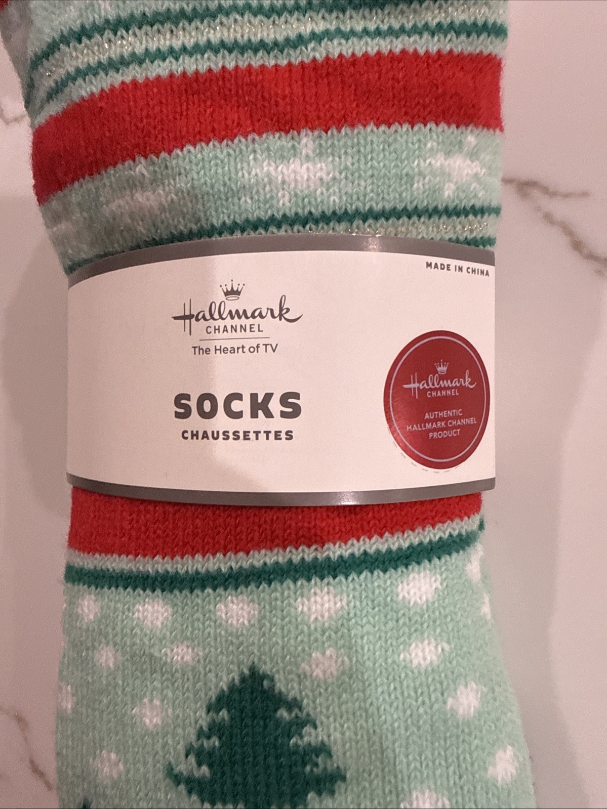 HALLMARK RED PICK UP TRUCK COZY CHRISTMAS FUZZY SLIPPER SOCKS WOMEN’S 9-11 NEW