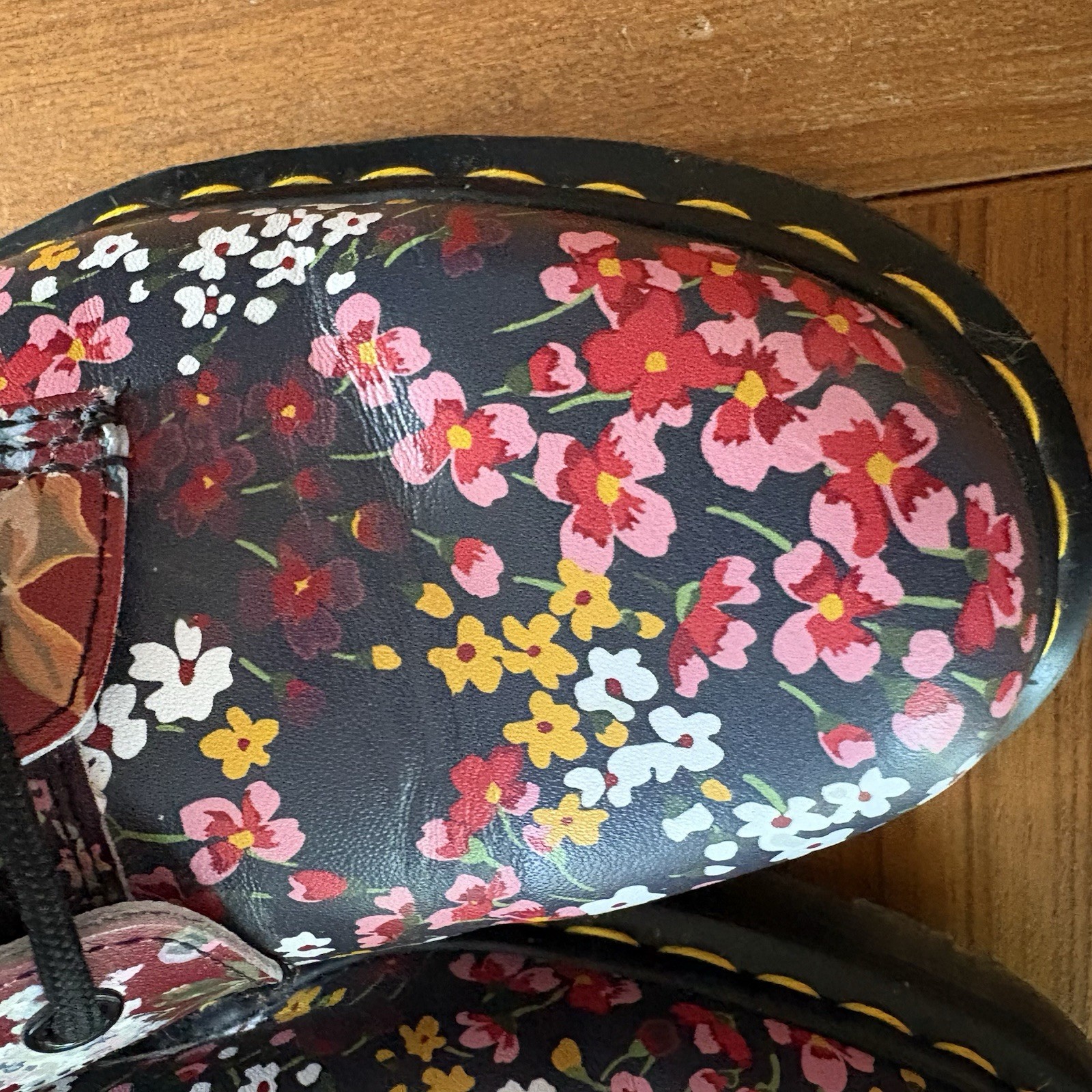 Dr. Martens 1460 Wanderlust Floral Pascal Leather Boots Docs NEW W9