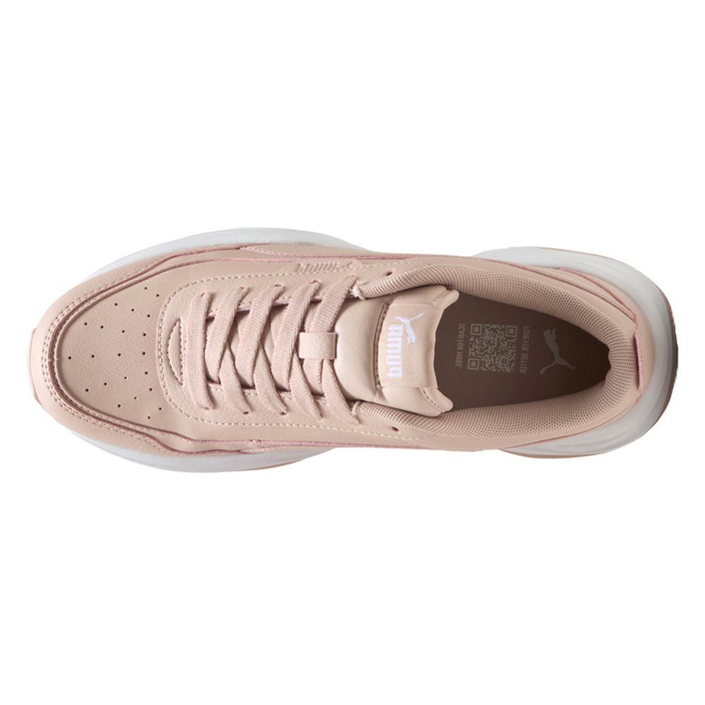 PUMA Cilia Mode Perforated Lace Up Womens Pink Sneakers Casual Shoes 37112527