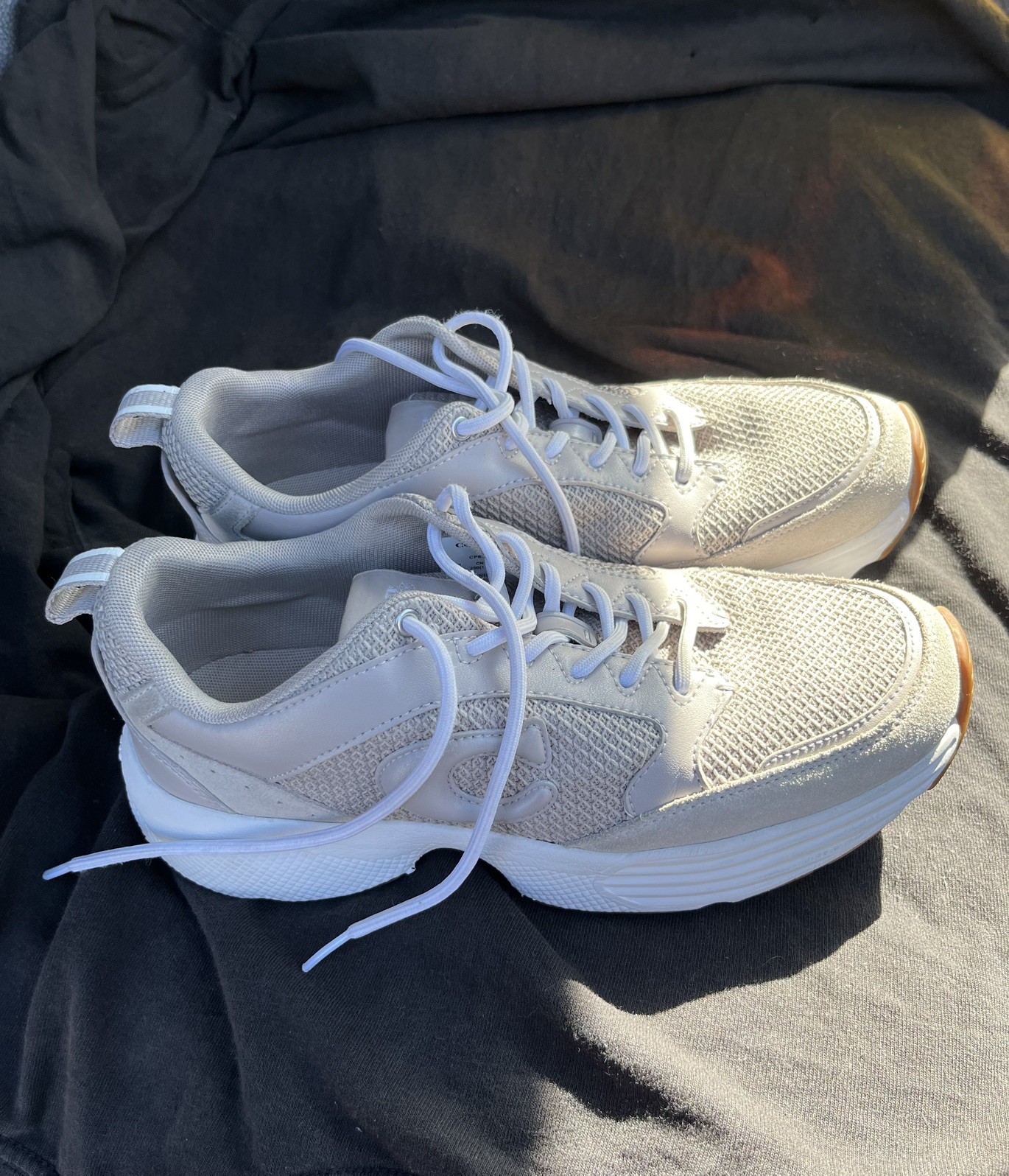 Coach Strider Grey Birch Leather Women’s Low Top Sneakers (CP837)-Sz 8.5