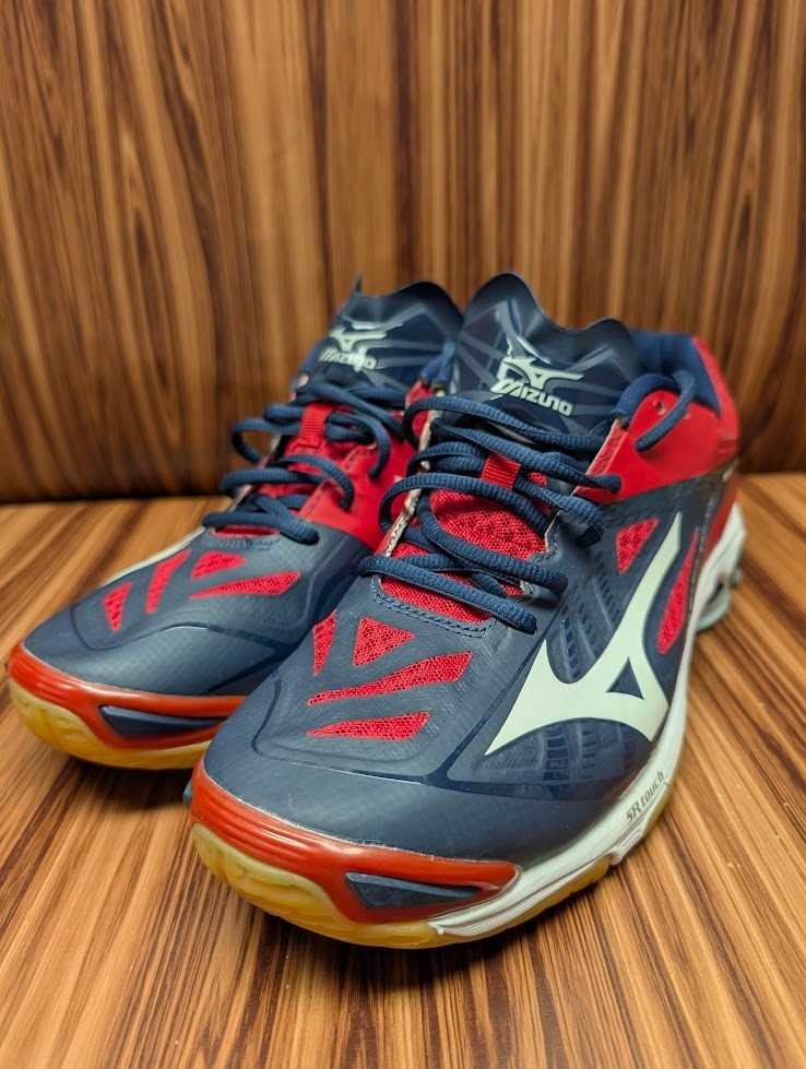 Mizuno Wave Lightning Z2 Women’s Volleyball Shoes Size 13 Red Blue Court