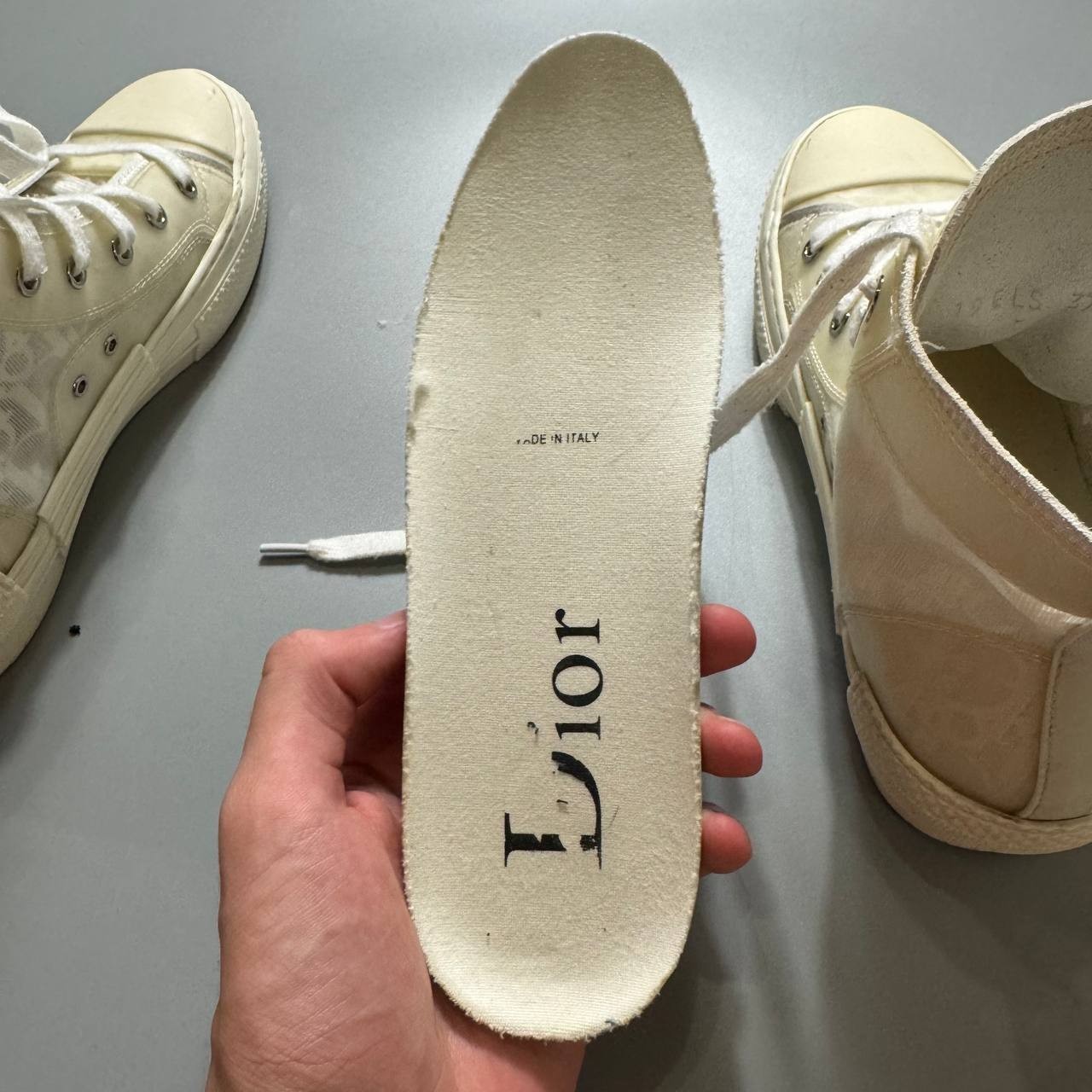 Dior B23 Monogram High-top Sneakers Size 37