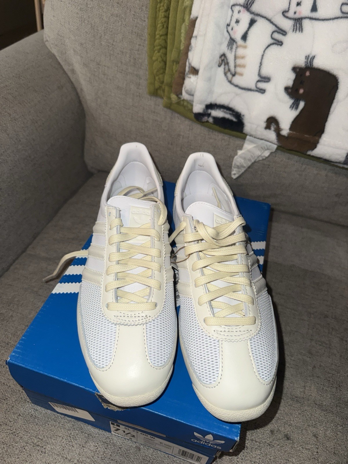 adidas Women’s SL 72 Quiet Luxury Pack Low Top Leather Sneakers JH9887