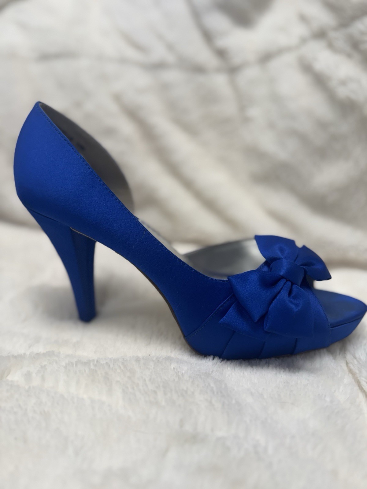 Royal Blue Pumps – Wedding Shoes Maribelle Women’s Size 10M