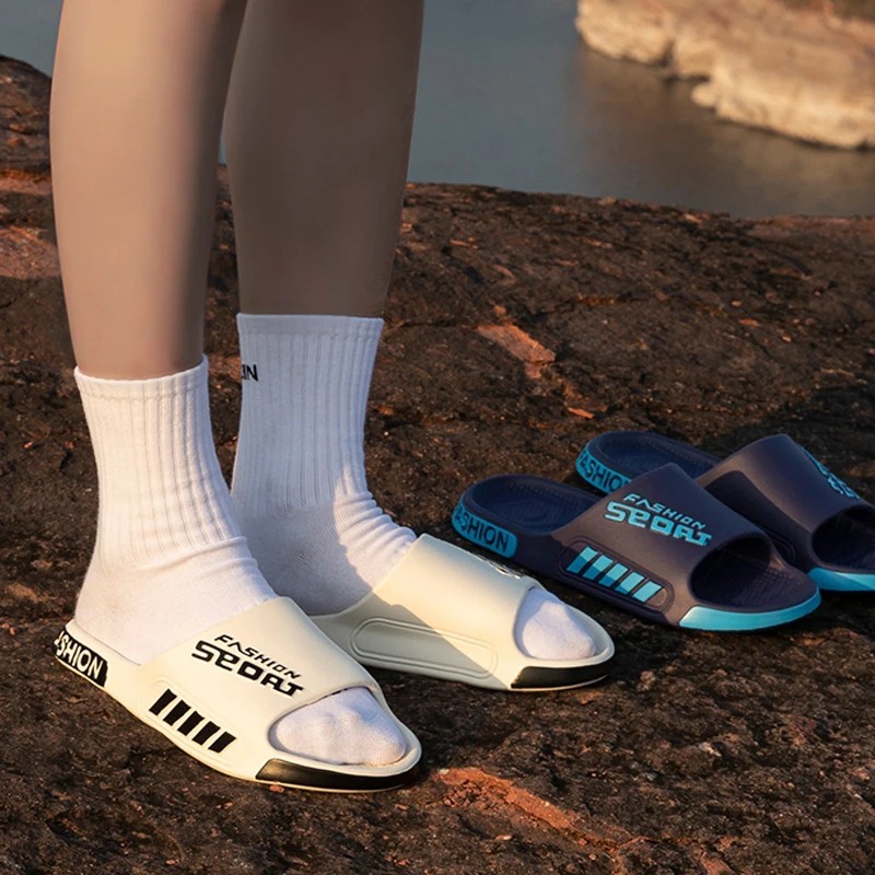 Men Women Slides Slippers Indoor Outdoor Sandals Shoes Flip Flops Home Gym Gift
